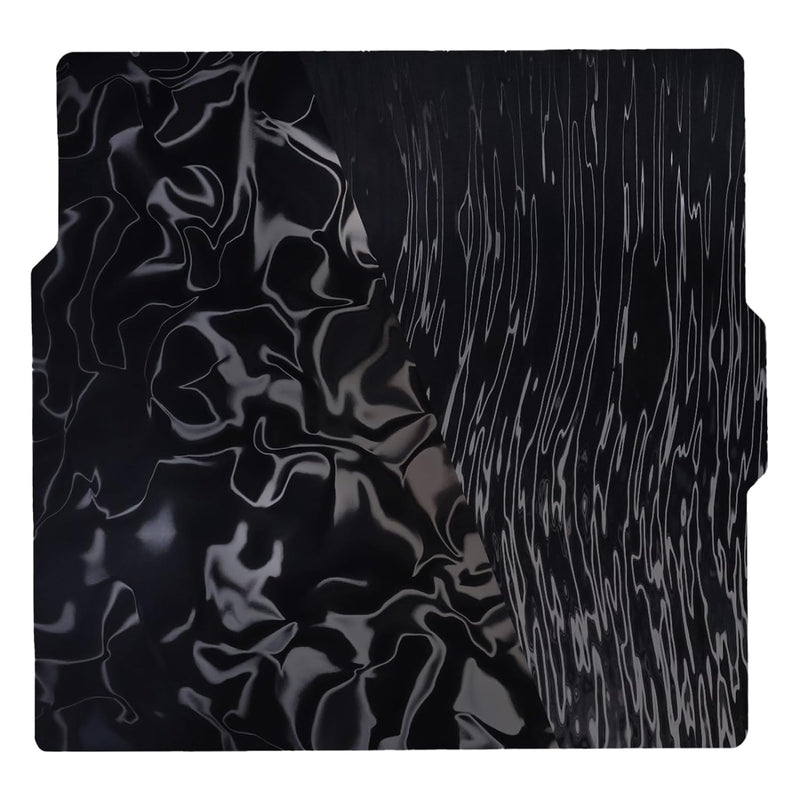 [Australia - AusPower] - IdeaFormer Water Ripples+Wood Grain Textured PER Build Plate for Bambu Lab X1/X1C/X1E/P1P/P1S/A1, Smooth Flexible PER Spring Steel Plate Effect Sheet for Bambu 3D Printers 257x257mm PER (Water Ripples+Wood Grain) 