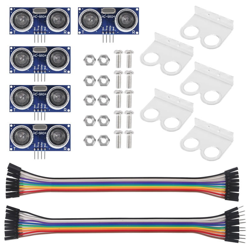[Australia - AusPower] - HC-SR04 Ultrasonic Sensor Module Kit for Arduino HC-SR04 5pcs 