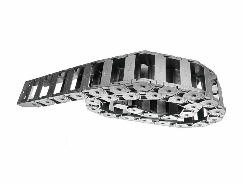 [Australia - AusPower] - 18 x 37mm Plastic Cable Drag Chain Wire Carrier Black 39"/1M 