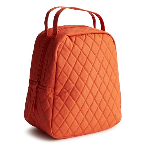 Vera Bradley Women's Premium Cotton Lunch Bag, Koi Orange, One Size
