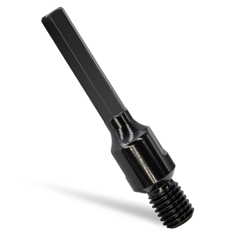 [Australia - AusPower] - 5/8"-11 Male Thread to 1/2" Hex Shank Core Drill Bit Adapter | Premium Hardened Steel Converter for Concrete Core Bit | Convenient Coring Drill | 5/8-11 (M) to 1/2" Arbor Adapter 5/8"-11 Male Thread 