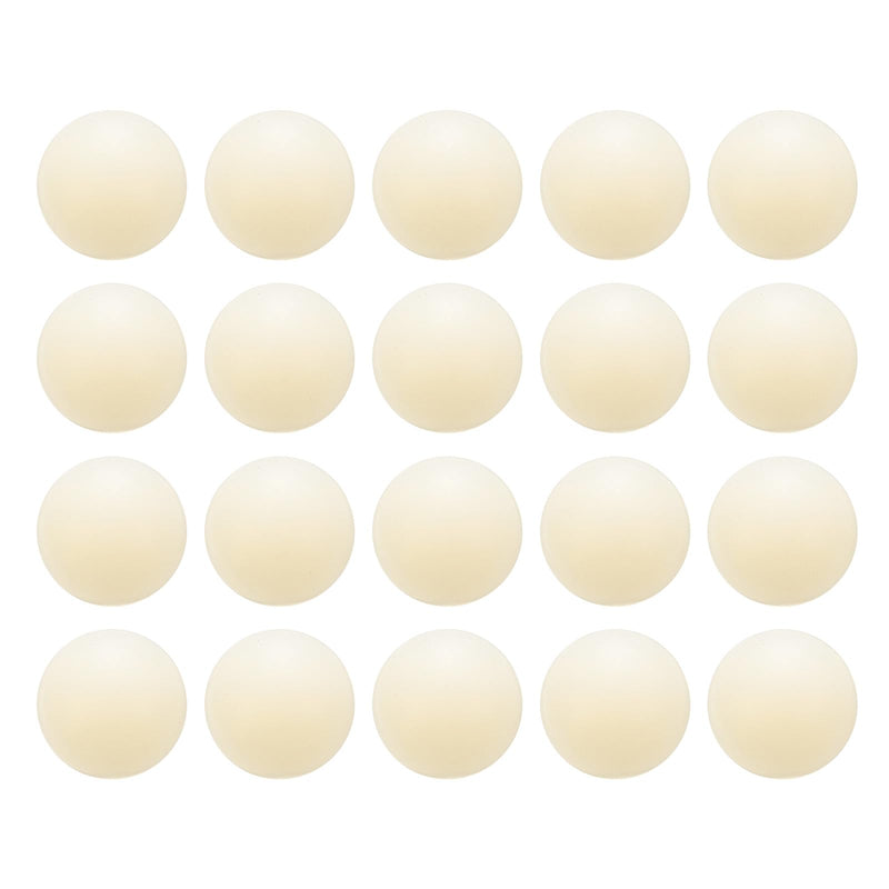 [Australia - AusPower] - uxcell 20pcs Nylon Bearing Balls 1" 25.4mm Solid Plastic Balls, Precision Mini Nylon Balls 1" 