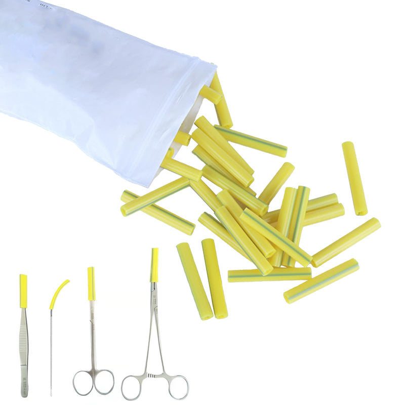 [Australia - AusPower] - Disposable Instrument Tip Guards - Scissor Protector Cover, 100 Pcs (4.5mm(ID) x 7.2mm(OD) x 40mm(L)) 4.5mm(ID) x 7.2mm(OD) x 40mm(L) 