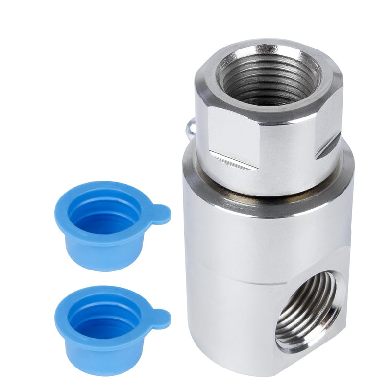 [Australia - AusPower] - RANSOTO 1/2 Inch FXF swivel 5024-Ni-AL Heavy Duty Hose Reels Swivel Fitting With Grease Zerk Compatible with Home and Industrial Steel Hose Reels Replaces 9SS8MP50XFP50-Ni-AL 