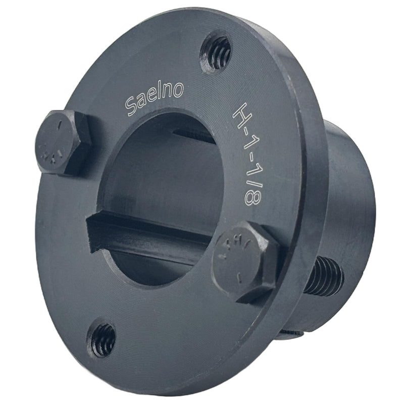 [Australia - AusPower] - H-1-1/8 Split Taper Bushing 1 1/8 inch bore,H Style Fixed Bore,Carbon Steel Locking Bushings for Pulley/Sheaves 