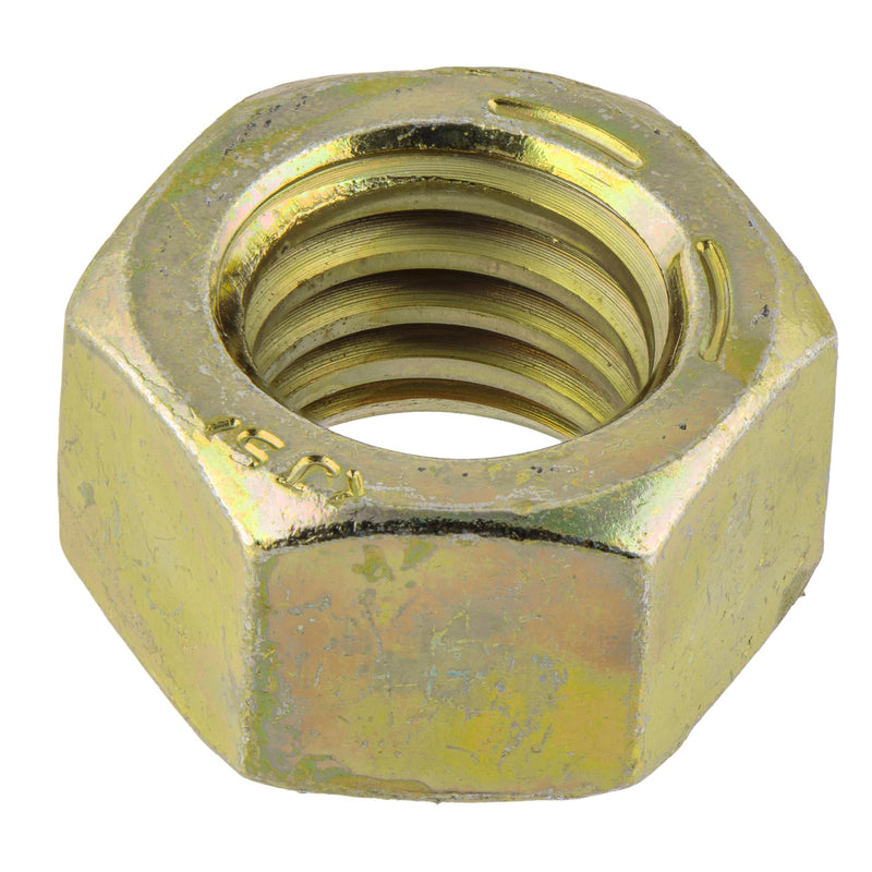 [Australia - AusPower] - 9/16"-12 (10 pack) Grade 8 Hex Nut, Coarse Thread, Yellow Zinc by Makers Bolt 9/16"-12 (10 pack) 