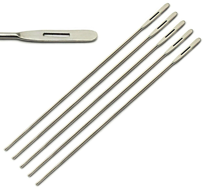 [Australia - AusPower] - MedTool 5pcs Eye Probe 6"" Surgical Stainless Steel Instruments (6 in.), Silver 
