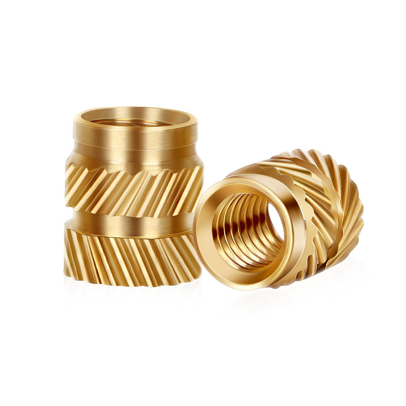 [Australia - AusPower] - M5 x 8mm L x 7mm OD Threaded Inserts, 30 PCS Metric Knurled Insert Nuts, Premium Brass Heat Seat Inserts for 3D Printing Components M5 x 8L x 7mm 