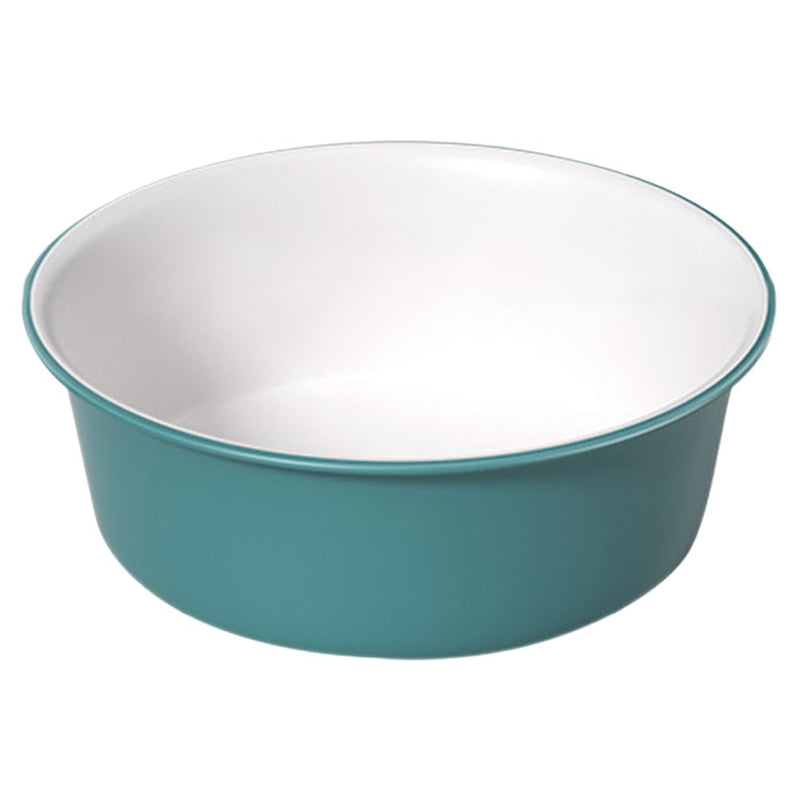 [Australia - AusPower] - Contrast Color Wash Basin 12 Inch Round Plastic Wash Bowl for Bathroom Face Washing and Elderly Care Multipurpose Washbasin 