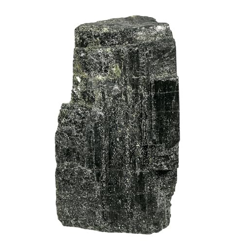 Sportmusies Natural Green Tourmaline Crystal Cluster Specimen, 0.22-0.44 lb 1.38 - 3.74 Inch