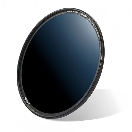 GREEN.L 67mm ND1000 Filter, 10 Stop ND Filter 67mm, Super Slim Multi-Layer Nano Coatings Fixed Neutral Density Filter Nano Coating ND1000