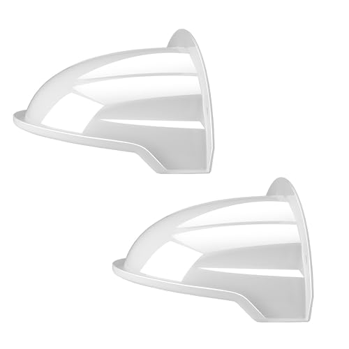 Universal Security Camera Sun Rain Cover Shield - Length 11.4", Width 8.0", Height 6.2" - Weatherproof Protective Roof for Dome/Bullet Outdoor Cameras (White, 2Pack) White-2Pcs