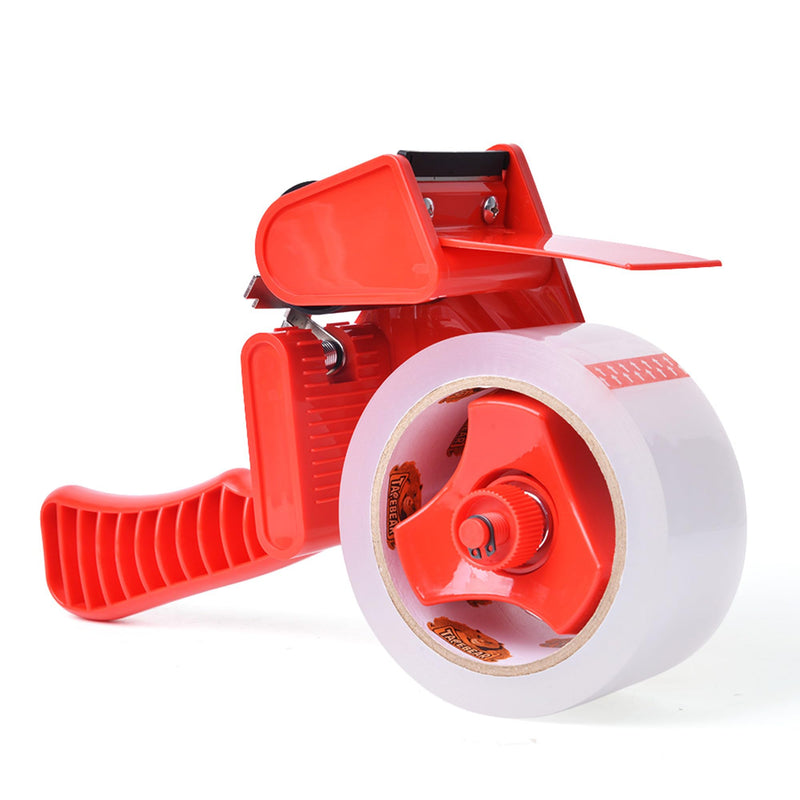 [Australia - AusPower] - Packing Tape with Dispenser, 2.6mil Thick, 1.88"x 55yd Heavy Duty Packaging Tape Clear Adhesive Box Tape for Carton Sealing, Moving, Shipping 1.88" x 55Yd Clear/With Dispenser 