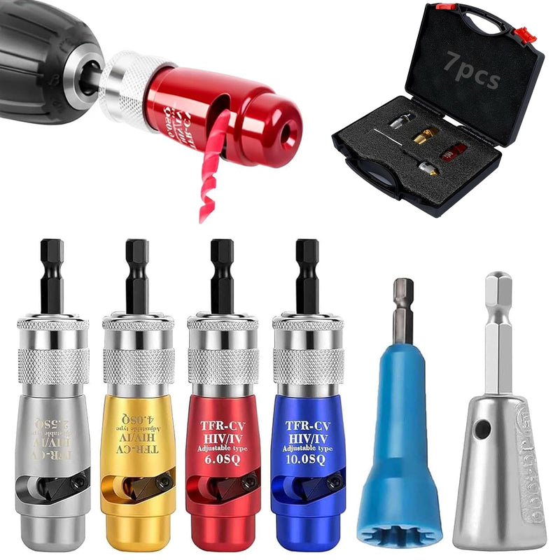 [Australia - AusPower] - Blendixy - Wiringpro™ Wire Stripping Tool & Wire Twisting Connector, Wiring Pro Wire Stripper, Electrician Drill Wire Stripper and Twister, Electrical Wire Twister Tool for Drill Set 