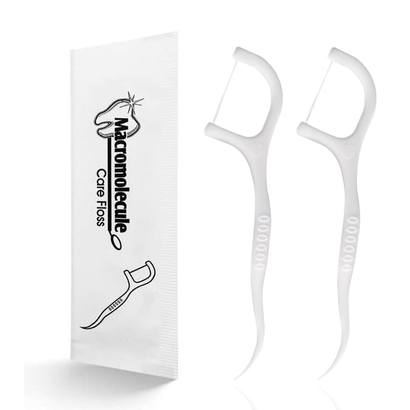 1000 Count Individually Wrapped Dental Floss Picks - Travel, Unflavored, Disposable Tooth Flossers - Single Wrapped Dental Picks 1 Foot (Pack of 1000)