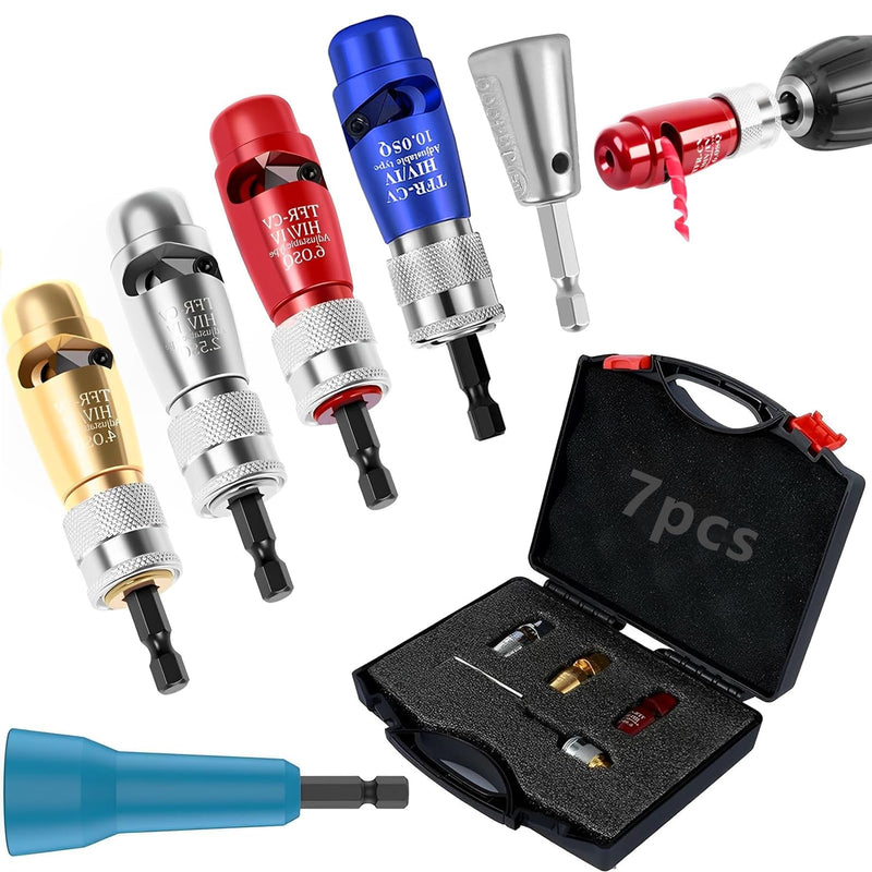 [Australia - AusPower] - Blendixy - Blendixy Wire Stripper, Wiring Pro Stripping Tool, Wirnigpro™ Wire Stripping Tool & Wire Twisting Connector, Wire Twister Tool for Drill, Ultimate Wiring Pro Bundle Kit (7pcs) 7pcs 