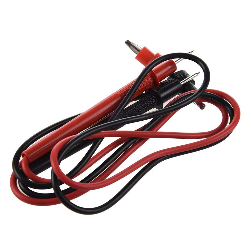 [Australia - AusPower] - 1 Pair Black and Red 4mm Banana Plug Multimeters Meter Probe Lead 26" Long Test Probes and Leads Electrical Testing 