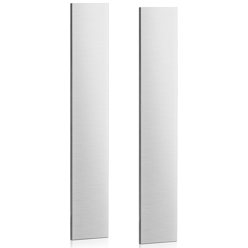 [Australia - AusPower] - 2 Pcs Pure Nickel Sheet 0.08 x 1 x 6 Inches Nickel Anode for Nickel Plating 99.6% Purity Purity Nickel Plate Nickel Strip Sheets for DIY Nickel Electroplating Kit 