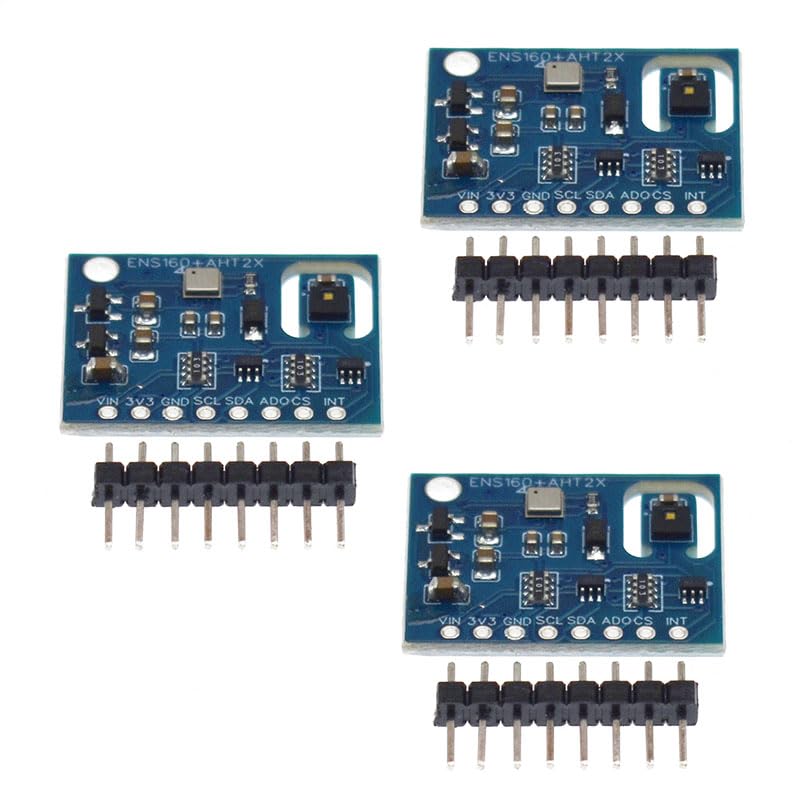 [Australia - AusPower] - 3Pcs ENS160 AHT21 Temperature and Humidity Sensor 