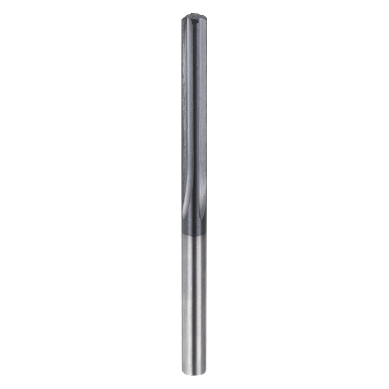 [Australia - AusPower] - Carbide Chucking Reamer 0.1255"(3.188mm) Dia Straight Flute Straight Shank Machine Reamer Tool for Metal and Lathes CNC Machining Centers, Black 0.1255" 