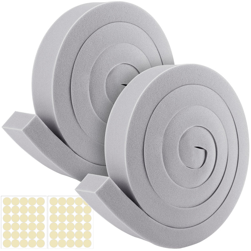 [Australia - AusPower] - moonoom 2 Pcs Foam Air Conditioner Weatherseal Tape-2''x1''x6.5ft Air Conditioner Foam Tape-Non-Adhesive Foam Seal Strip with Glue Point for Air Conditioner Door Window Seal 2''x1''x6.5ft-2pcs 