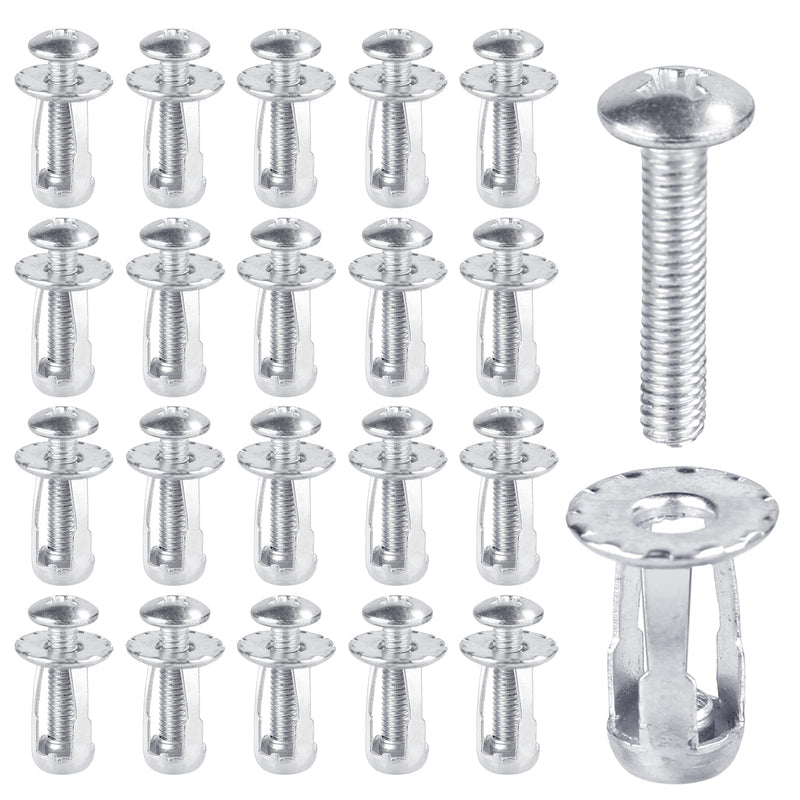 [Australia - AusPower] - 20pcs M4x20 Hollow Door Anchor, Hollow Metal Cavity Fixing Door Anchor Wall Anchors for Aluminum-cladding Sheet Steel Plate Iron Plate Hollow Plastic Sheet 