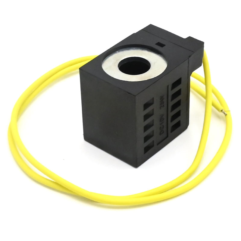 [Australia - AusPower] - 10226-08 Solenoid Coil, Single Lead Wire Equipment, 10V DC 25W 1/2 inch, Replacement for Valve Stem Series 08 80 88 98, Dump Trailer Solenoid 