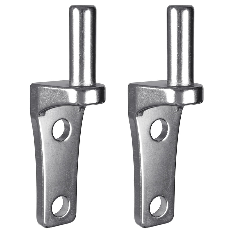 Insaga 2Pack Wall Mount Gate Hinge Cast Farm Gate Hinges Heavy Duty No Welding Design for Outdoor Chain Link Metal Fence Gates with 5/8'' Pin (Screws Not Included) Wall hinge-B