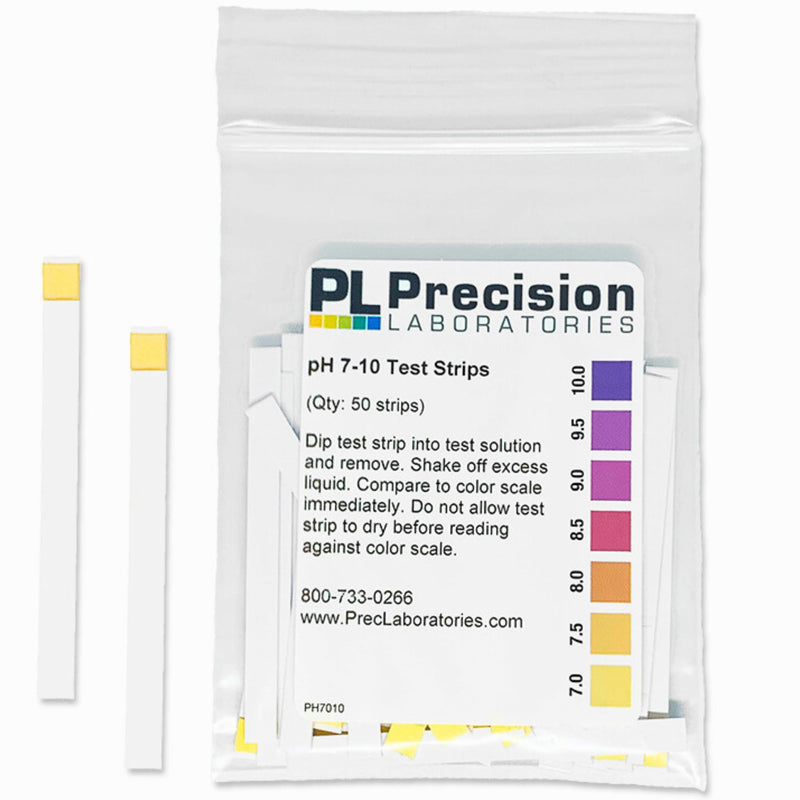 [Australia - AusPower] - Eisco Labs - pH Test Strips 7-10 Range - Narrow-Range pH Testing Kit with Broad Color Spectrum, 50 Strips 