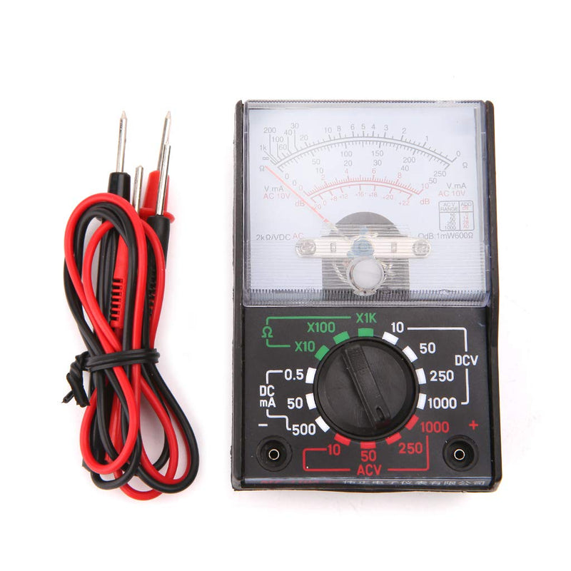 [Australia - AusPower] - For 1000V Voltmeter 250mA Ammeter 1K Resistance Meter Analog Multimeter To Multimeter Test Leads Set 