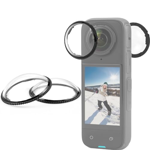 PULUZ Rotating Premium Lens Guard for Insta360 X4, Optical Glass Protector For Insta360 X4-Premium lens Guard