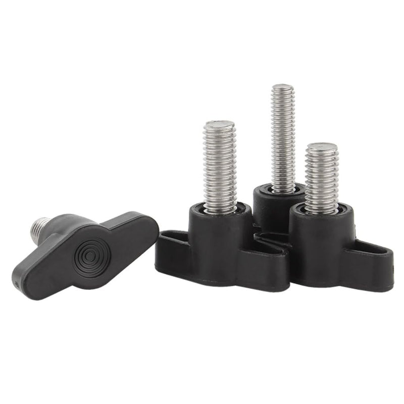 [Australia - AusPower] - 4 Pcs M8 x 20mm Thumb Screws 304 Stainless Steel Head Diameter 36mm Z-Shaped Handle Screw Knob Bolt Clamping Handle Knurled Thumbscrew Grip Handgrips 36-M8x20mm(4Pcs) 