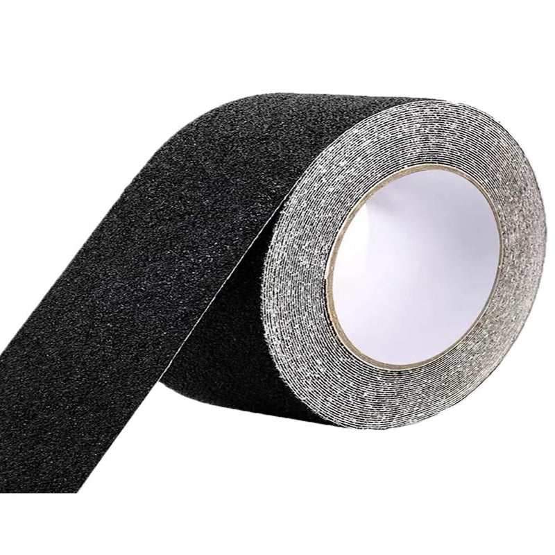 Grip Tape Anti Slip Tape 3 Inch, 20 Feet, Black Heavy Duty Non Skid Tape for Stairs Outdoor/Indoor, Waterproof Safety Adhesive Strips Roll for Ramp Traction Tread Staircases, 80 Grit 3" x 20Ft Black Roll