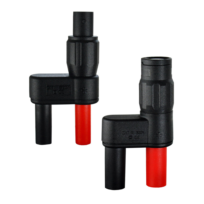 [Australia - AusPower] - ZIBOO PM9081 Dual Banana Plug to BNC Adapter Compatible with Fluke (PM9081 1set) 