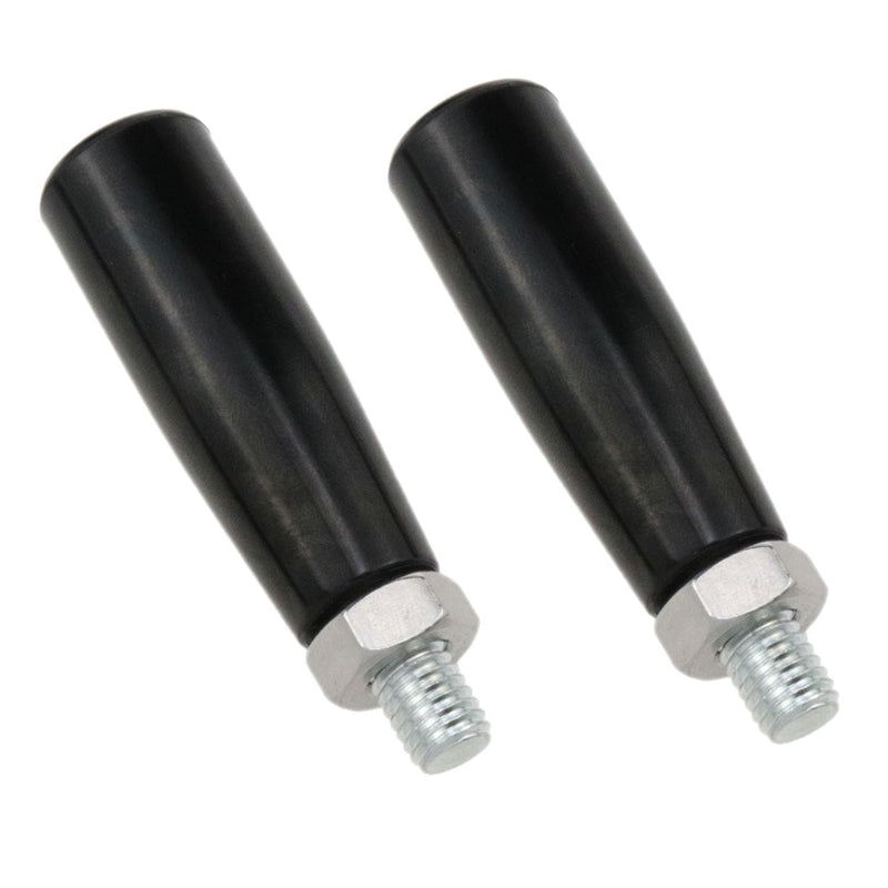 [Australia - AusPower] - Revolving Handle Lathe Hand Handle Trailer Jack Handle M10 Thread Handle Crank Hand Wheel with Nut 2pcs 