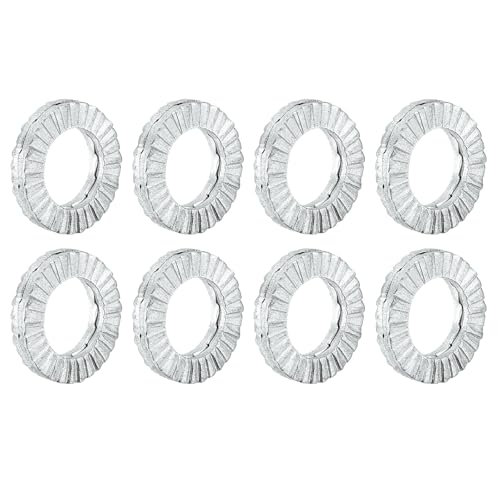 uxcell M6 manganese steel wedge locking washers for bolts, 40-piece set