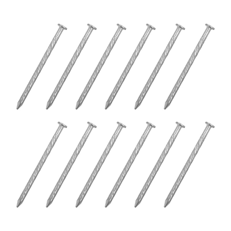 [Australia - AusPower] - uxcell 50Pcs Fence Deck Nails, 1 9/16 Inch 304 Stainless Steel Spiral Deck Nail Spiral Shank Spikes for House Floor Repairing Wall Woodworking, Silver 