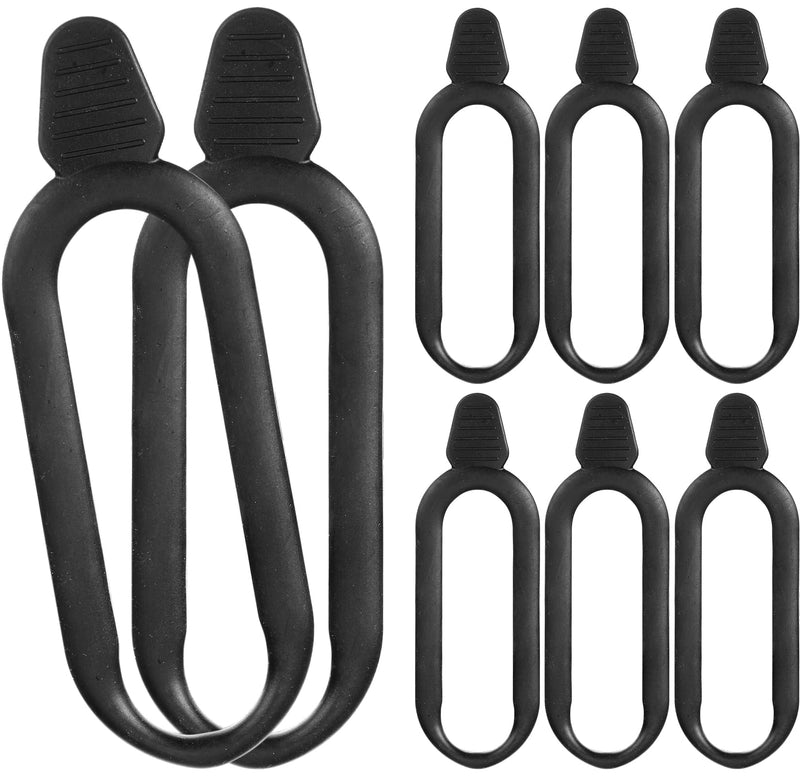 [Australia - AusPower] - 8 Pcs Rubber Snubbers Straps for ATV Gun & Bow Rack Gun Holders Snubbers for ATV Replacement Straps Bow Tool Snubbers Straps for Bow Tool Replace 