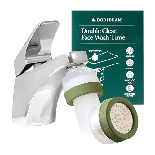 Bathroom Sink Faucet Water Filter, Vitamin C Gel, Olive Green