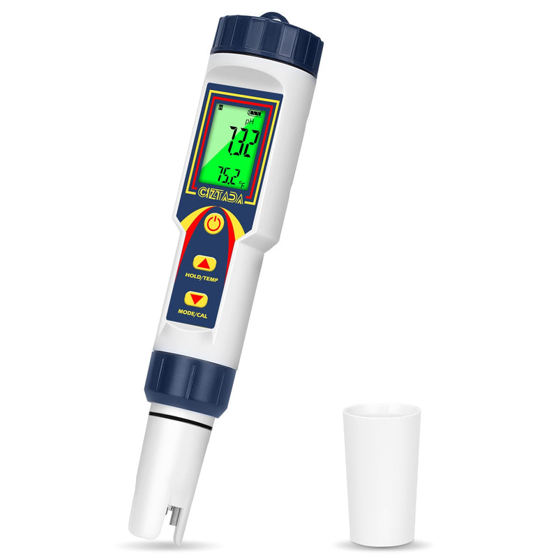 [Australia - AusPower] - pH Meter for Water 4 in 1 pH EC TDS Temp Meter for Hydroponics PPM and EC Water Tester Digital pH PPM Meter for Nutrients Growing Hydroponics Gardening DWC hydroponics System 