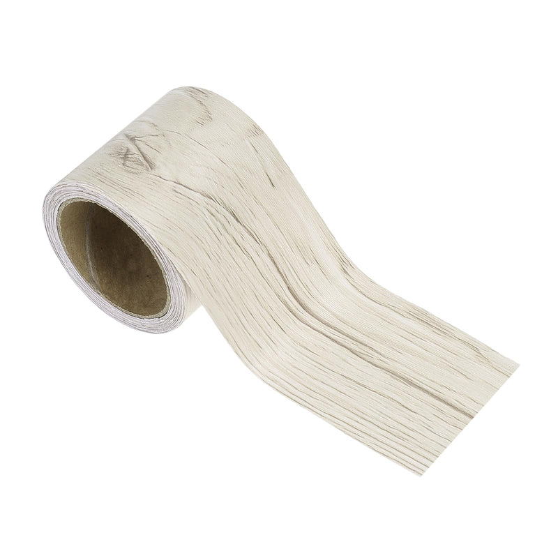 PATIKIL Wood Grain Repair Tape 2in x16ft, Self Adhesive Realistic Textured Repair Tape Patch for Floor Door Table Cabinets Desk, White Maple 2in x 16ft