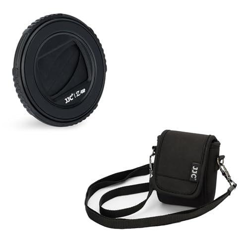 JJC Lens Cap Cover & Camera Case Pouch for Canon Powershot V10 Camera