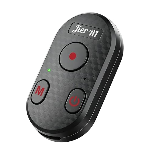 Bluetooth Camera Remote Control for iPhone & GoPro — 65ft Range, Instant Pairing, No App | Type-C Rechargeable Shutter Remote for Selfies & Vlogging, Compatible with iPhone 12-17, GoPro 8-13, Android