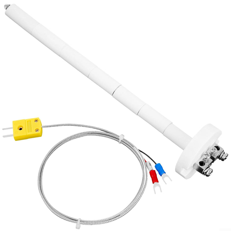 [Australia - AusPower] - K-Type Thermocouple Block Ceramic Kiln Probe 2372/1300 Degree F/C 11G High Tool(100mm) 100mm 