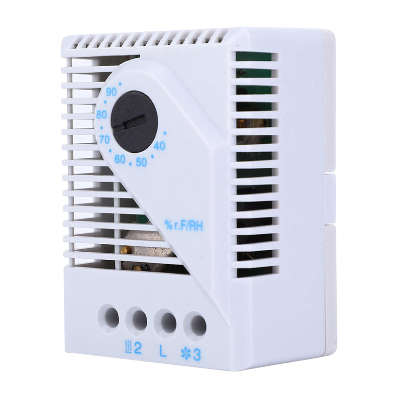 [Australia - AusPower] - Mechanical Humidity Controller hygrostat Hygrostat Fan Heater Humidity Adjuster hygrostat vmc for TV Cabinet 2 to 3 Pole Terminal Neutral Line 12 to 250 V (MFR012) Termoregolatori MFR012 