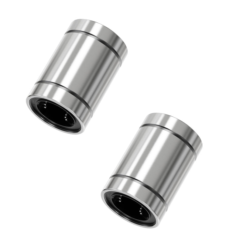 [Australia - AusPower] - 2PCS LM25UU Linear Ball Bearings, 25mm Bore Dia, 40mm OD, 59mm Length with Double Side Rubber Seal Linear Rail for CNC,3D Printer LM25UU Size 25x40x59mm 2 
