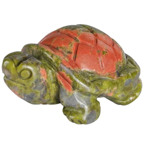 2" Unakite Turtle Figurine