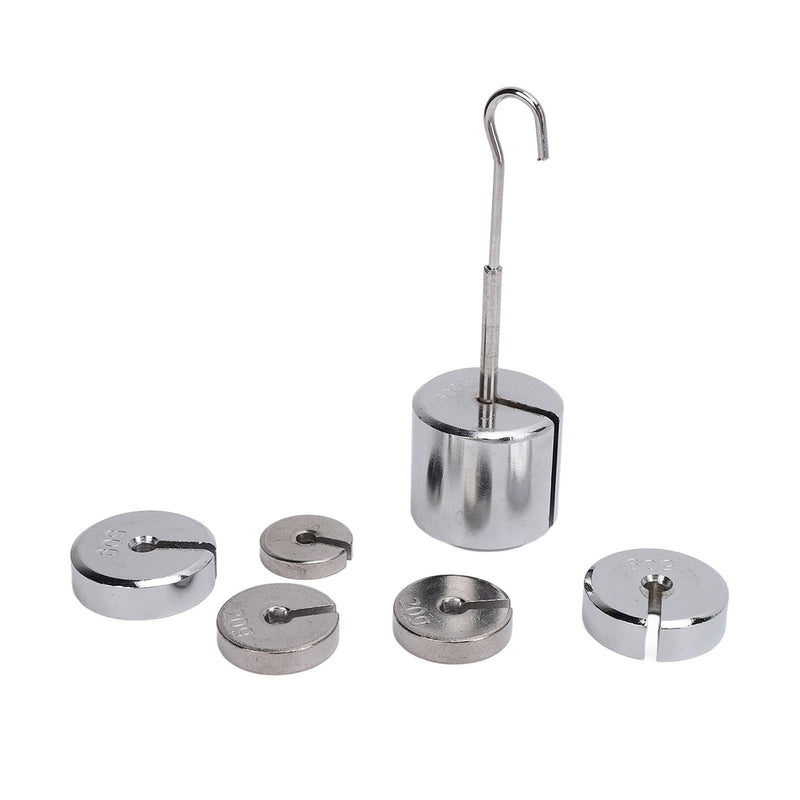 [Australia - AusPower] - Precision Steel Slotted Mass Set 200g 50g 20g 10g with Metal Hanger Lab Calibration Weights Educational Tools 