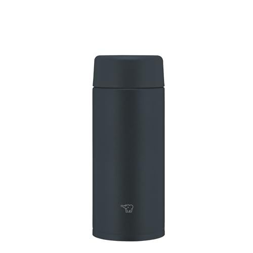 Zojirushi Su-AA36-BA Mahobin Stainless Steel Mug Water Bottle, 12.2 fl oz (360 ml), Screw Type, Dishwasher Safe, Seamless Stopper, Only 2 Cleaning Points, Black 360ml