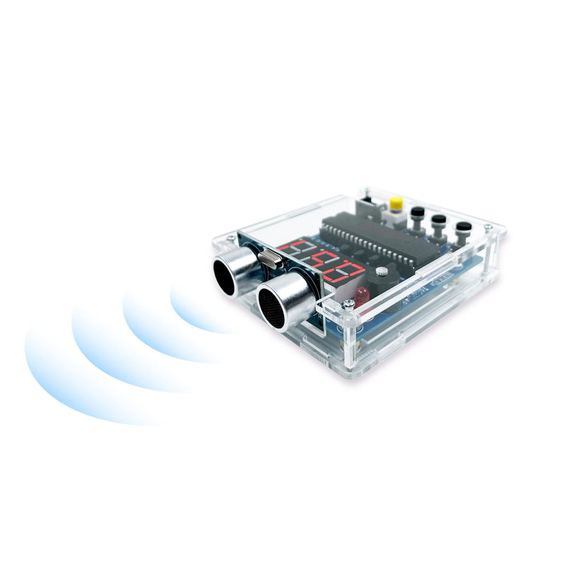 [Australia - AusPower] - EIELE Soldering Practice Kit Ultrasonic Distance Measuring soldering Kit Adjustable Alarm Distance Ultrasonic Module Beginner DIY soldering Projects Fun Practice Kits for Students Adults Education 